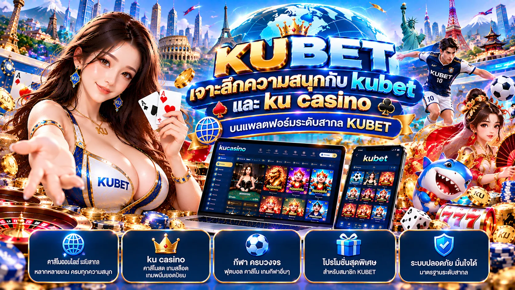 เจาะลึกความสนุกกับ kubet และ ku casino บนแพลตฟอร์มระดับสากล KUBET